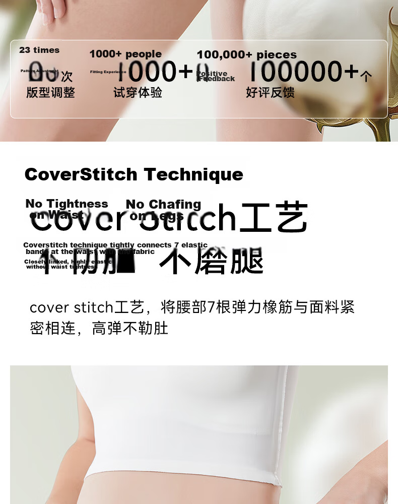 October Crystal Women's Pure Cotton Disposable Underwear Travel Maternity Underwear 5 Pieces 3XL 17