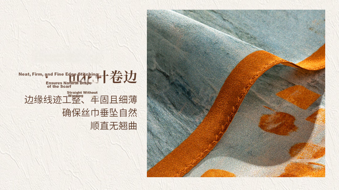 Shanghai Story 100% Mulberry Silk Double-Sided Printed Square Scarf Gift for Mom and Girlfriend Birthday 11