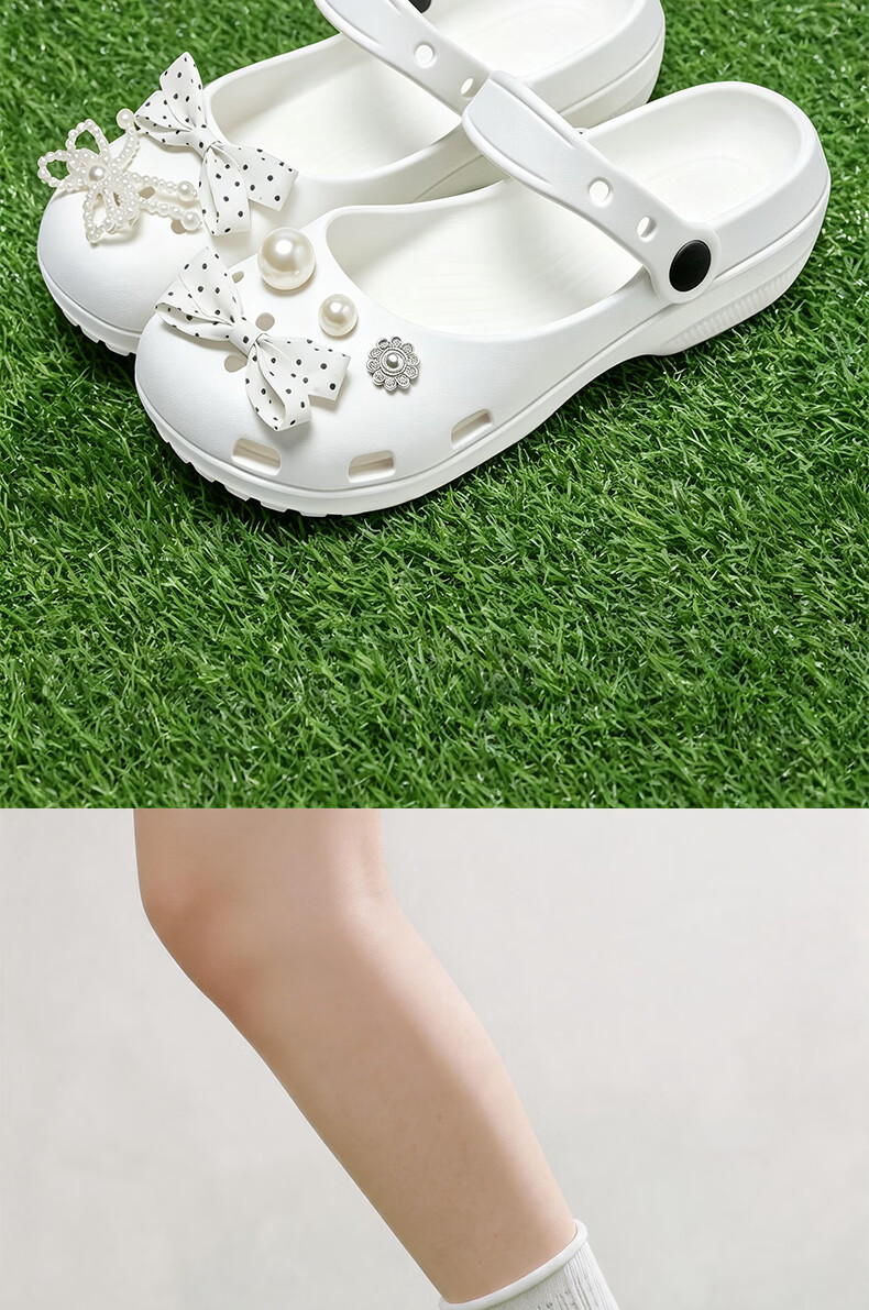 HIPANDA Women's EVA Slip-On Ballet Hole Shoes Non-Slip Durable Breathable Lightweight Beach Sandals Closed-Toe Clogs 5