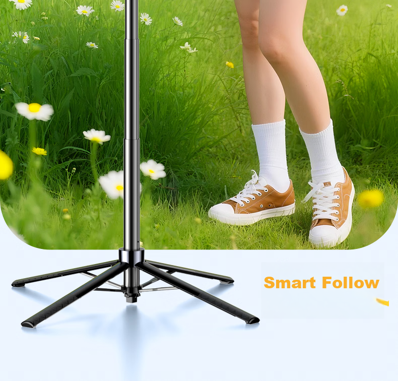 Zhiguozhe [Hot Sale 300K+] 360° Rotating Anti-Shake Selfie Stick with Automatic AI Tracking Gimbal Phone Stand Floor-Standing Live Streaming Smart Face Tracking Stabilizer All-in-One 6