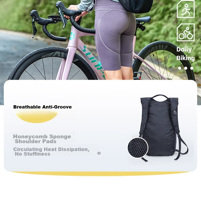 CAMEL Outdoor Sports Backpack Lightweight Foldable Running Skin Bag Unisex Hiking Travel Bag 14