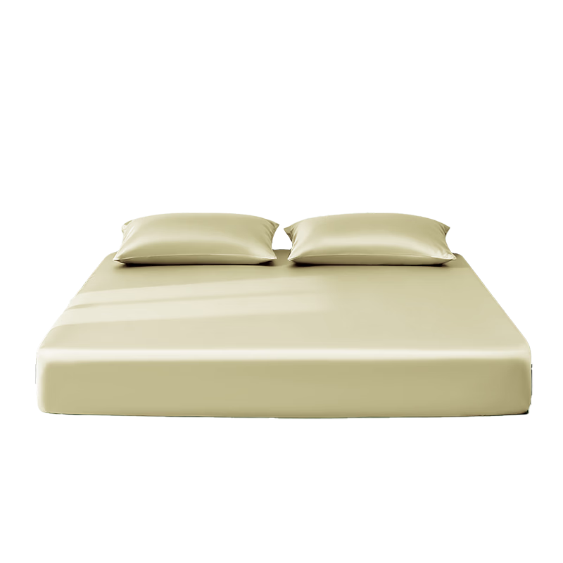 FUANNA Single Bed Sheet, 100-Count Long-Staple Cotton, Maternity And Baby Class A Ultra-Soft Non-Slip Dirt-Proof Mattress Protector, 180×200cm