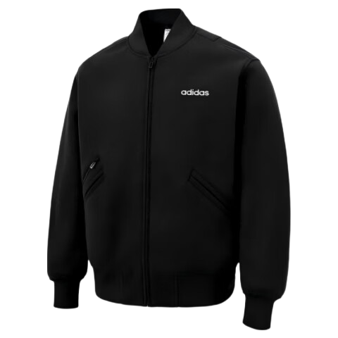Adidas Unisex Winter Thickened Warm Baseball Collar Sports Casual Cotton Jacket JL9566