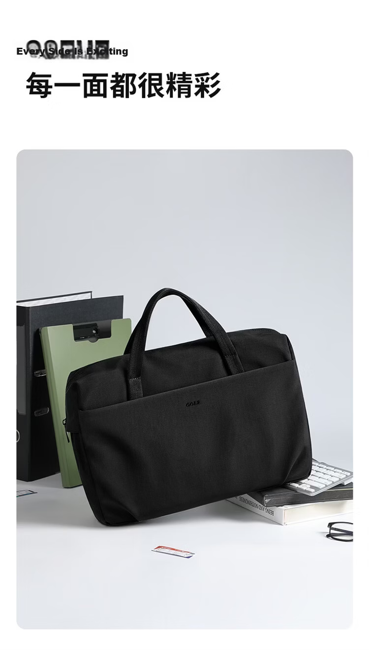 GOLF Business Briefcase Men's Large Capacity 15.6/16 Inch Laptop Bag Lightweight Casual Office Bag 27
