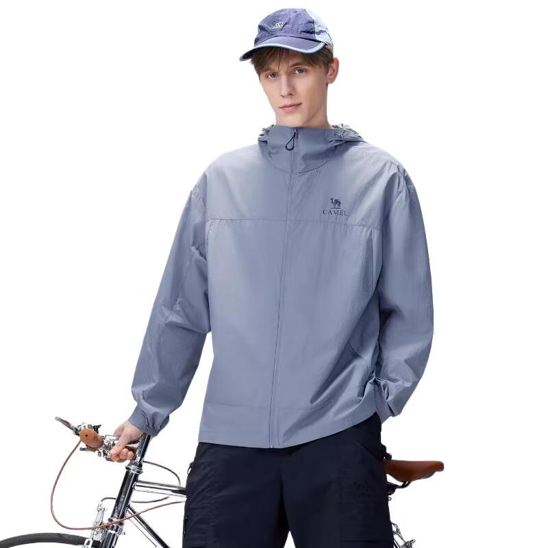 CAMEL Outdoor Original Yarn Sun Protection Jacket Women 2026 Spring Summer New Cool Breathable Water-Repellent Coat Sun Protection Clothing Men G009