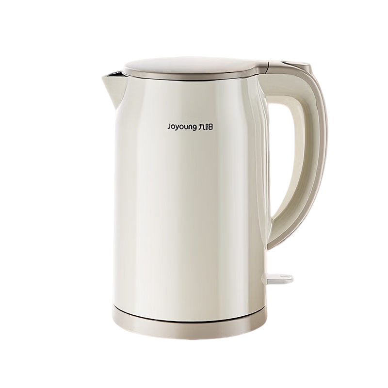 Joyoung Electric Kettle, Hot Water Pot, 1.7L Capacity, Double-Layer Insulation, 304 Stainless Steel, Seamless Design, No Glue Required, Model K17FD-W160