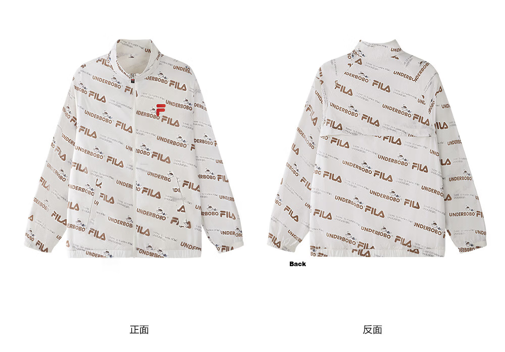 FILA x BOBO Kids All-Over Print Sun Protection Jacket 2026 Summer Boys and Girls Skin Jacket 31