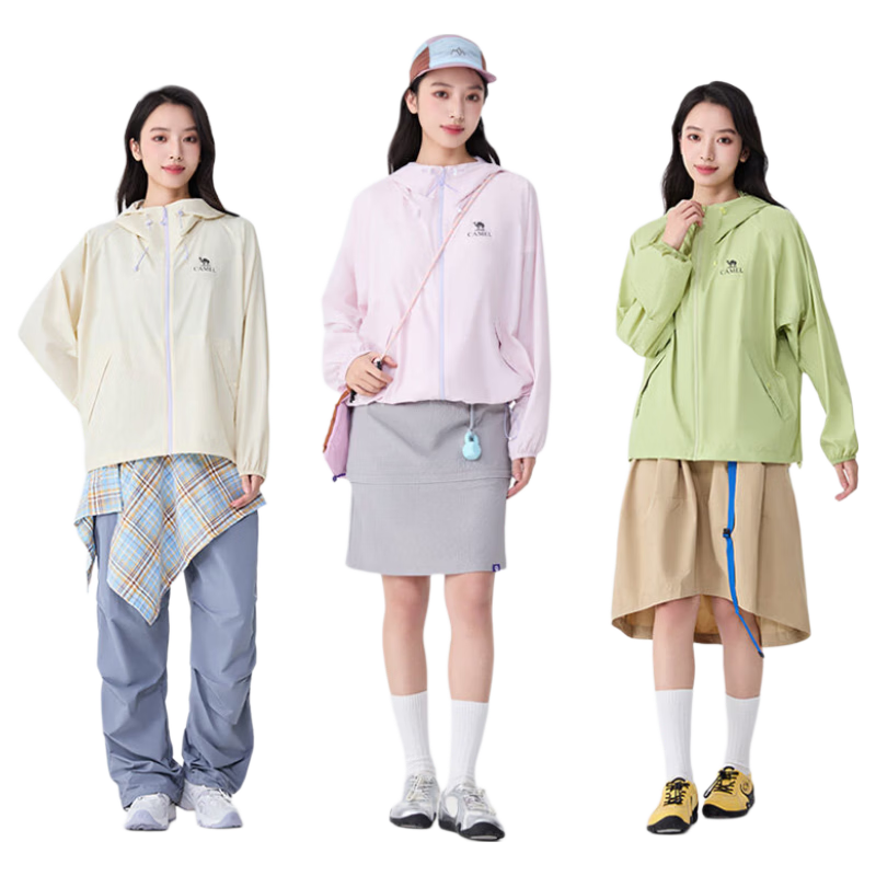 CAMEL Dilireba Same Style Original Yarn Sun Protection Jacket 2026 Spring Summer New Cool Heat-Shielding UV Protection Coat
