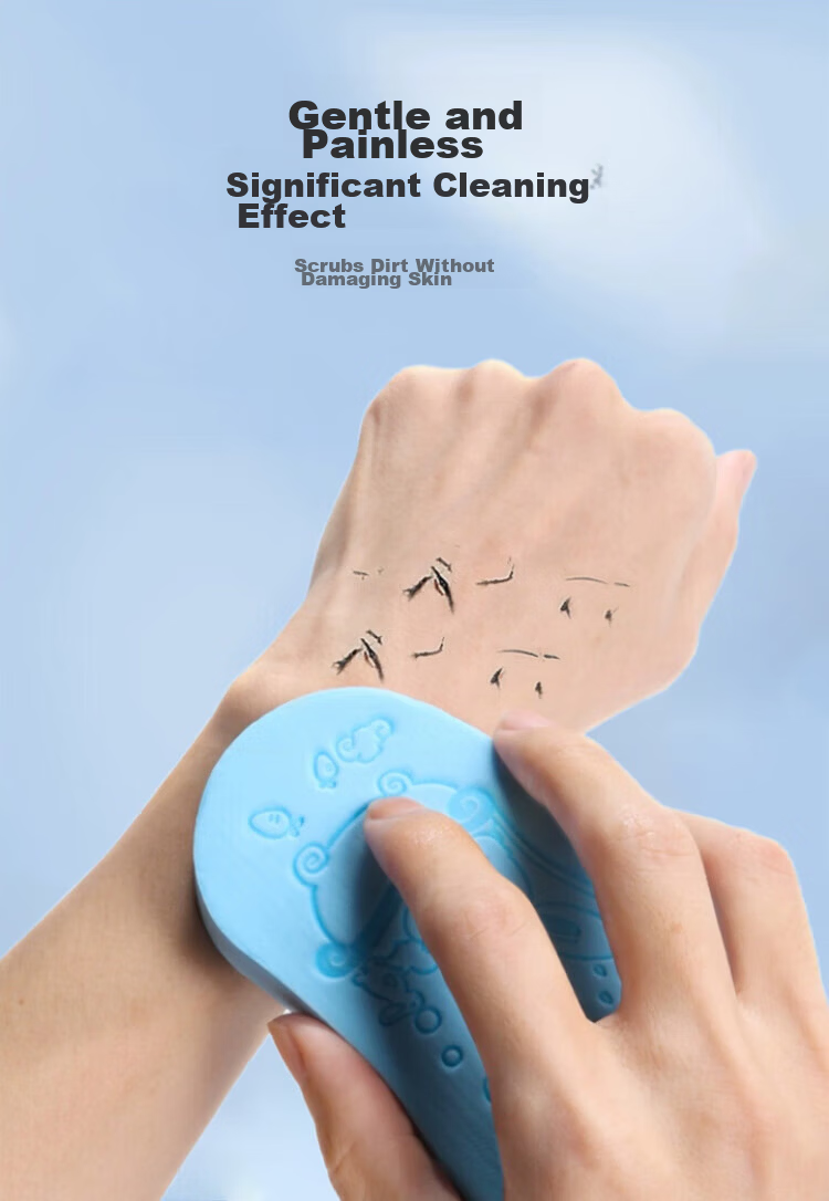 MiLi Bathing Tool Children's Shampoo and Bath Set Mud Scrubbing Sponge Comb Newborn Hair Washing Brush Baby Bath Towel 13