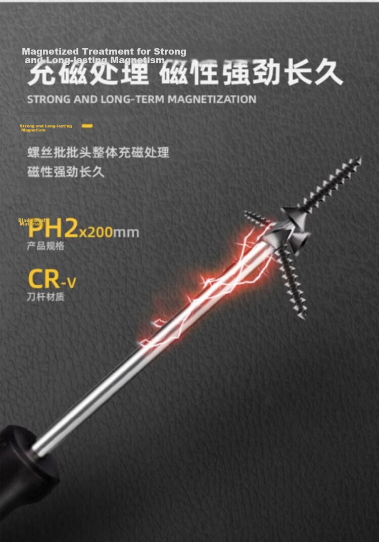 Deli Tool Plastic Handle Phillips Screwdriver PH0x75mm DL623075 (New and Old Versions, Random Delivery) 4