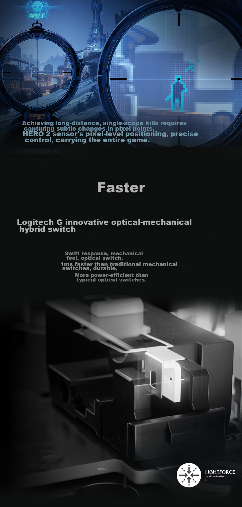 G GPW 2nd Gen King Kong Edition Wireless Gaming Mouse GPW2 Ergonomic Lightweight Black Exclusive for Self-operated No.1 Member Store 7