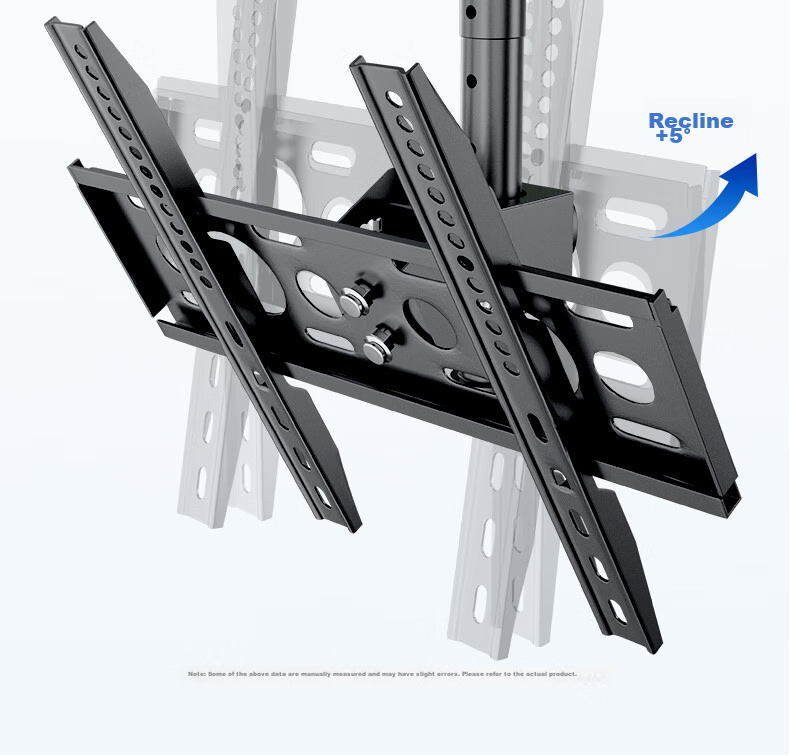 Dongpuli TV Ceiling Mount Bracket Rotatable Adjustable Multi-Functional LCD Monitor Surveillance Pole Stand Wall Mount for 14-42 Inch TVs 11