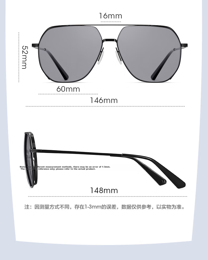 HLA Day and Night Dual-Use Polarized Photochromic Sunglasses Men Black Night Vision Driving Glasses Gift 13