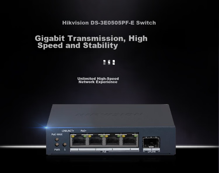 HIKVISION Switch, 16-Port POE, 18-Port Full Gigabit Switch, Network Cable Splitter, Metal Shell POE Switch DS-3E0518P 1