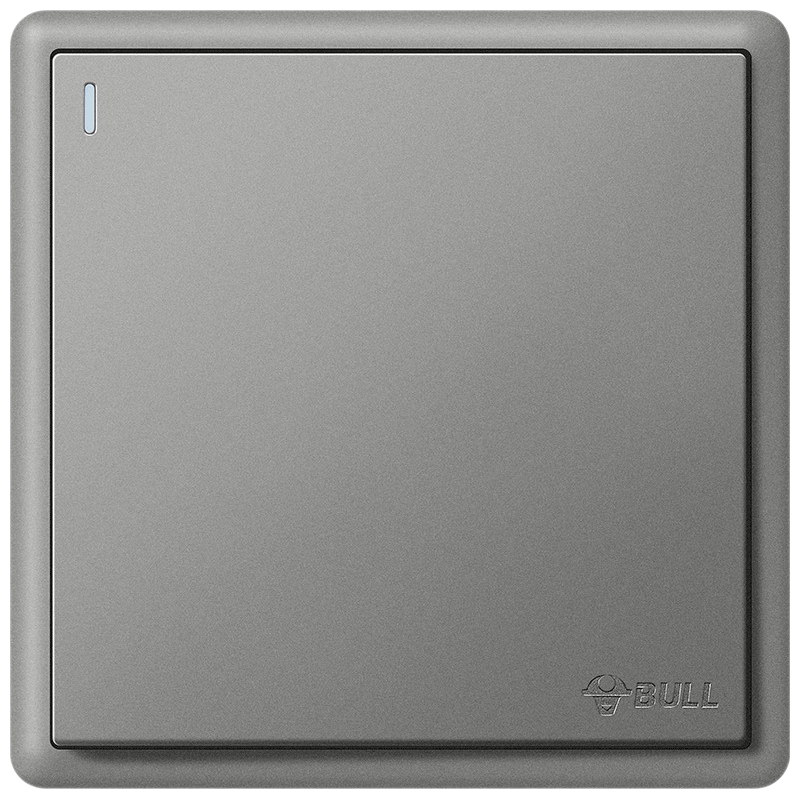 BULL G36 Series Wall Switch Single Pole Multi-Control Switch 86 Type Panel G36K134 Gray Flush Mounted
