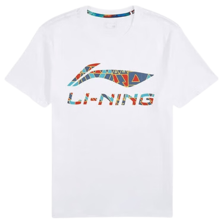 Li-Ning Men's Summer Breathable Sports Casual Versatile T-Shirt, Round Neck, Loose Fit, Comfortable and Skin-Friendly Short Sleeve Tee