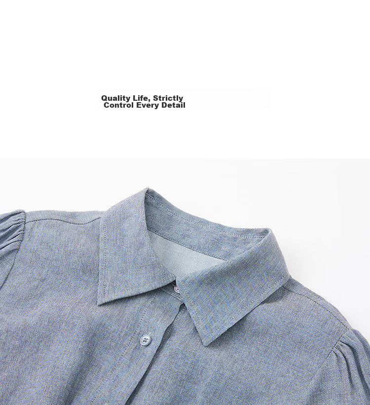 Demana [With Linen] Summer Urban Commuter Pleated Short Sleeve Turn-Down Collar Slim Straight Mid-Length Dress for Women Premium Feel 12