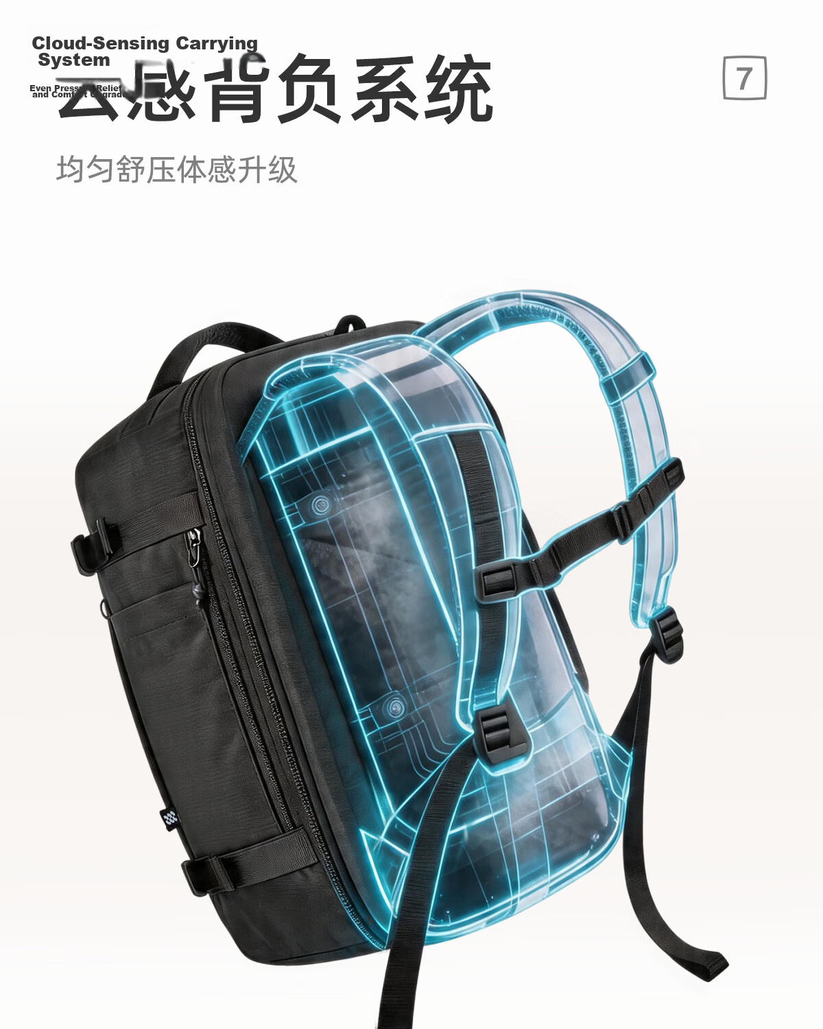 HLA Men’s Large Capacity Backpack Business Travel Commuter 16-inch Laptop Bag Worry-Free Green 14
