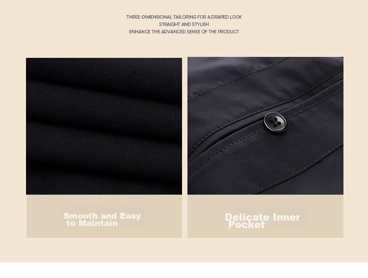 YOUNGOR Business Commuter Men's Jacket Spring New Business Work Lapel Executive Coat 424996 3