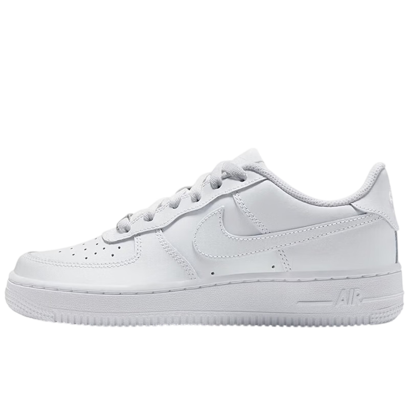 NIKE AIR FORCE 1(GS) Kids' Shoes, Women's Shoes, White Sneakers, DH2920-111, Size 37.5