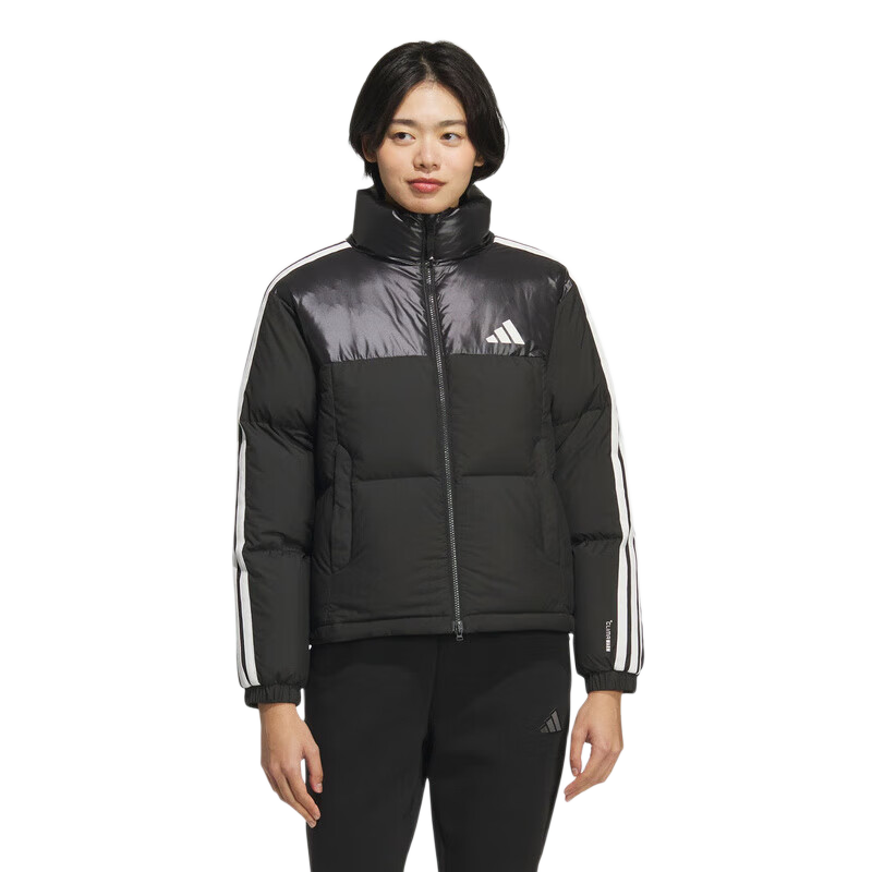Adidas Women's Sports Style W 3S PUFF D J Short Down Jacket KC5894 Black L