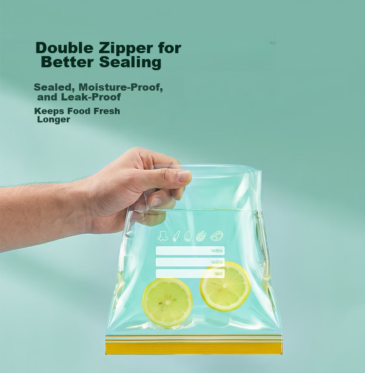 JD Jingzao Stand-Up Food Grade Sealing Bags Medium Double Zipper Airtight Bags 22x15cm [25pcs] 7