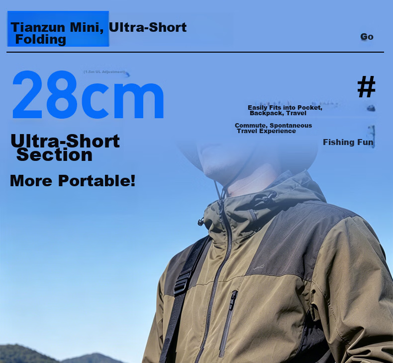 GW 1.8m UL Tiaozun Telescopic Lure Rod Right-Handed Baitcasting Reel Lure Fishing Rod Set Micro Lure Rod 5