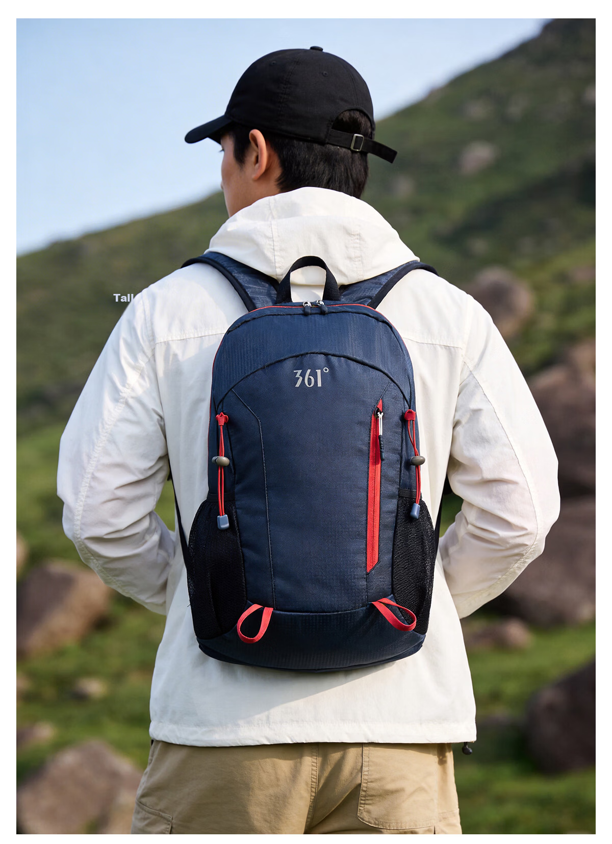361° Outdoor Mountaineering Backpack for Men Large Capacity Lightweight Hiking Double Shoulder Bag Sports Cycling Bag Foldable Short Trip Backpack 11
