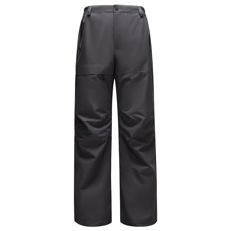 CAMEL Men's 3-in-1 Outdoor Softshell Pants Windproof Waterproof Fleece Lined High Breathability Thermal Hiking Trousers for Women