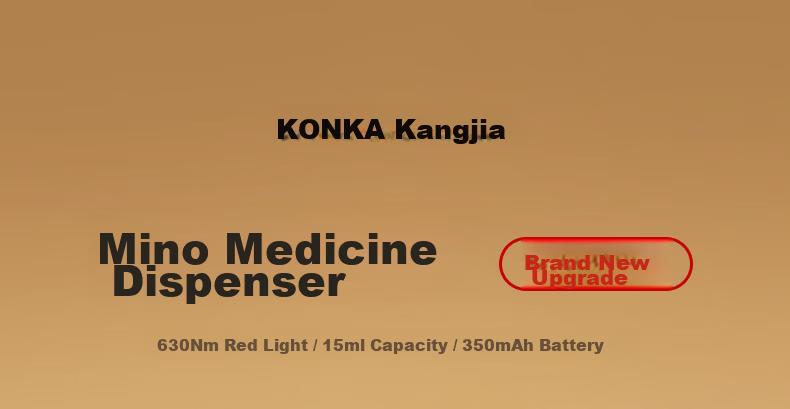 KONKA Minuo Electric Scalp Applicator with Tincture of Gentian Automatic Massage Head Microcurrent Comb Red Light Growth Conductive Liquid Roller Ball Hair Applicator Comb Tool Birthday Gift for Elders 3