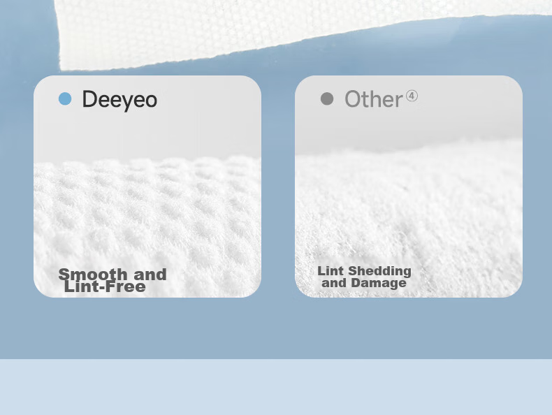 Deyou Cloud Thickened Portable Small Pack Facial Towel 10 Sheets * 6 Packs Disposable Towel Travel Dual-use Wet and Dry Cleansing Wipes 10