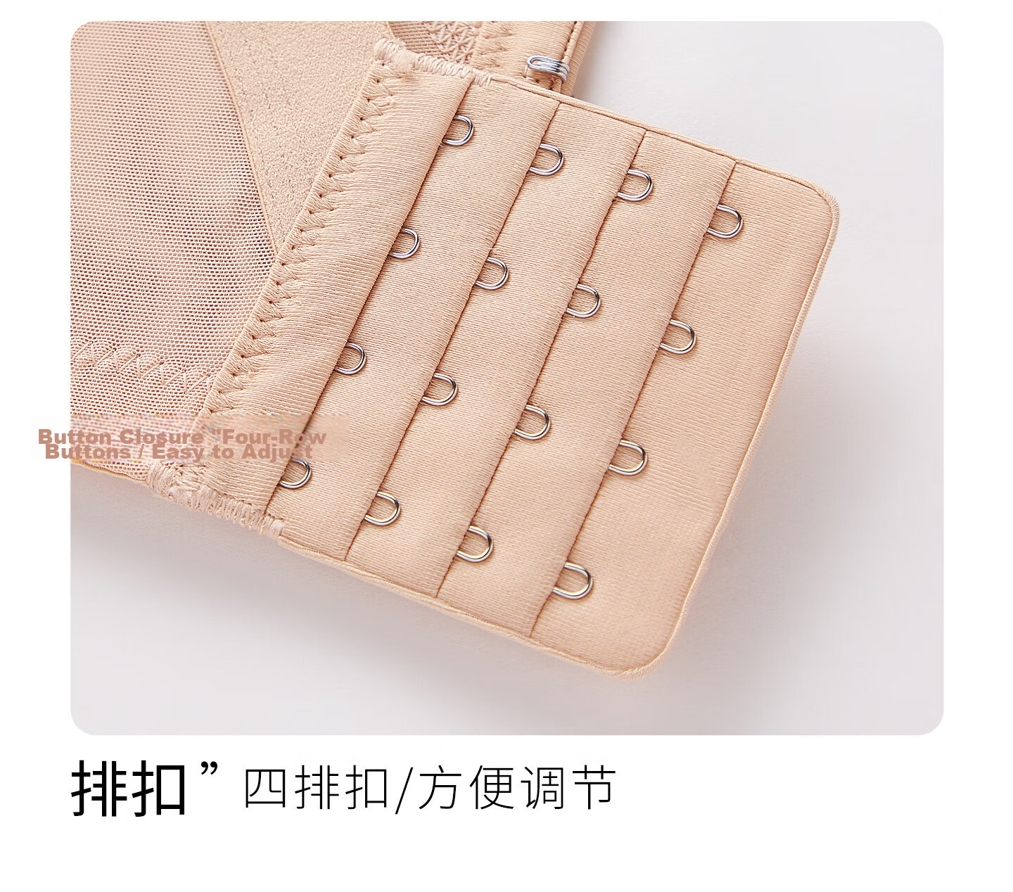 Qiannaimi Comfortable Wireless Bra for Women Lightweight Breathable Full Coverage Bandeau Bra Pink Beige 75B 34