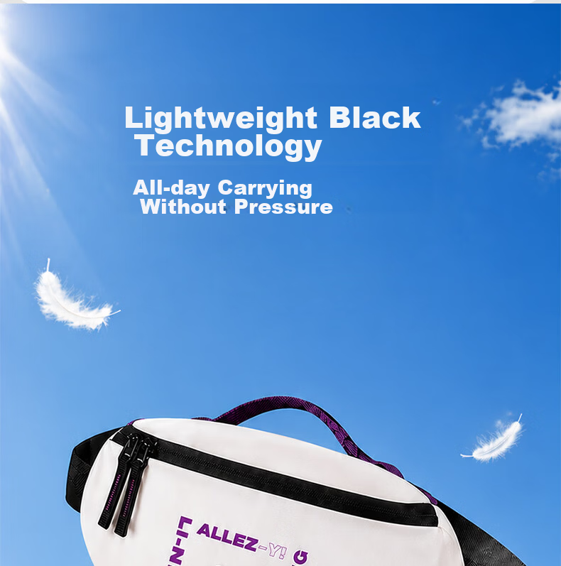 LI-NING Waist Bag Crossbody Bag Sports Cycling Running Fitness Mobile Phone Waist Bag Large Capacity Female Outdoor Single Shoulder Chest Bag 3
