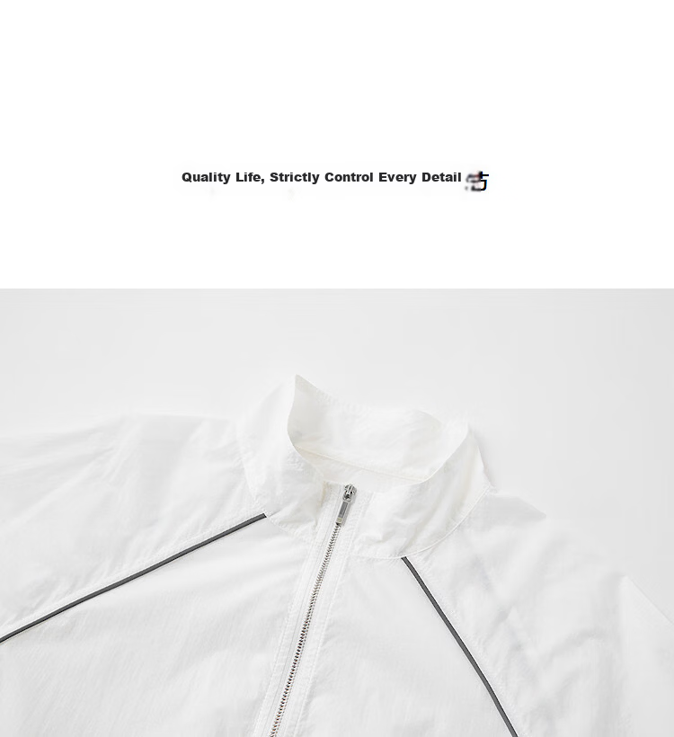 Demana UPF50+ Sun Protection Spring Outdoor Windbreaker Reflective Trim Drawstring Petite Women's Jacket 9