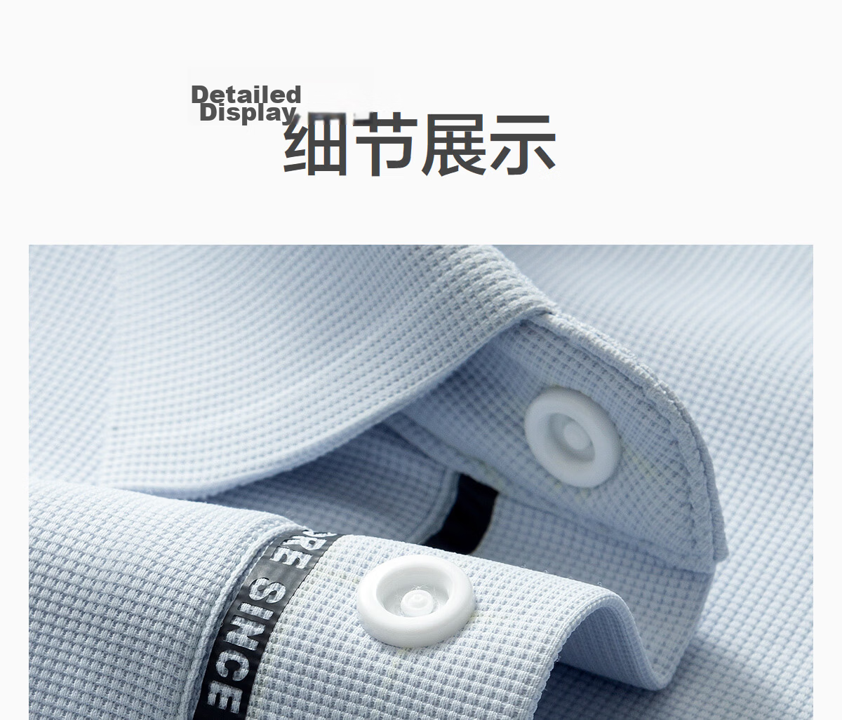 Hodo Men's Cooling Ice Skin 7A Antibacterial Sports Pressure Glue Placket Sun Protection Short Sleeve Polo Shirt 20