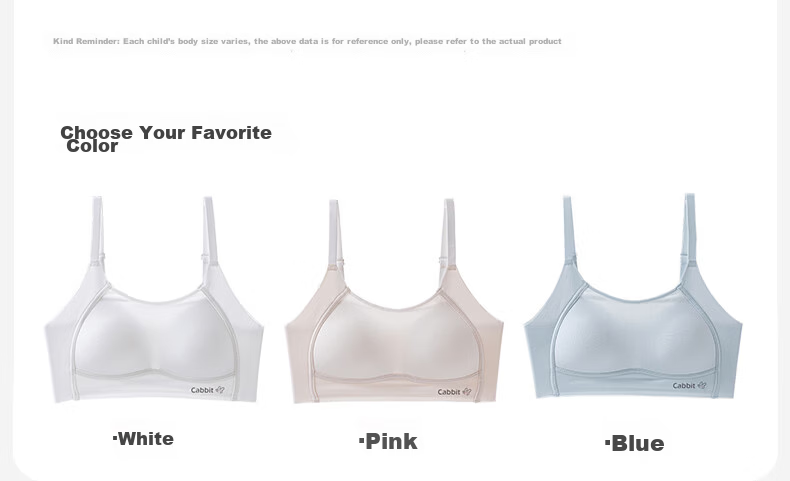 Meishianxuan High School Student Underwear 18-Year-Old Girls Vest Sports 2nd and 3rd Stage Youth Underwear Development Period 12-16 Years Old Girls 26