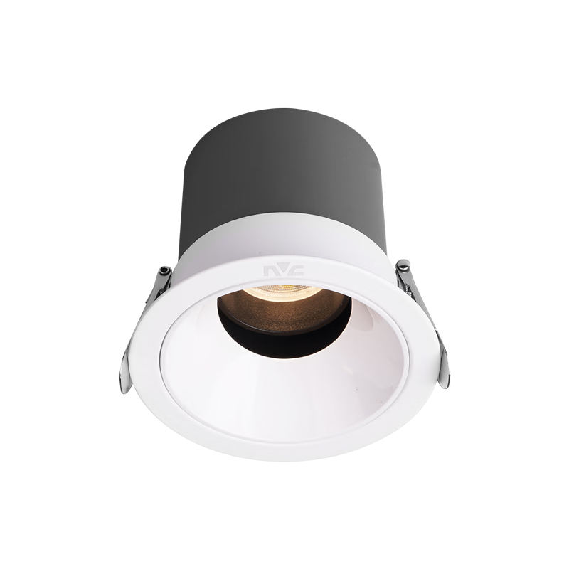 NVC LED Spotlight Anti-Glare Small Hill Living Room Hallway Background Recessed High Color Rendering 7W Warm White Cup [Lianhua]
