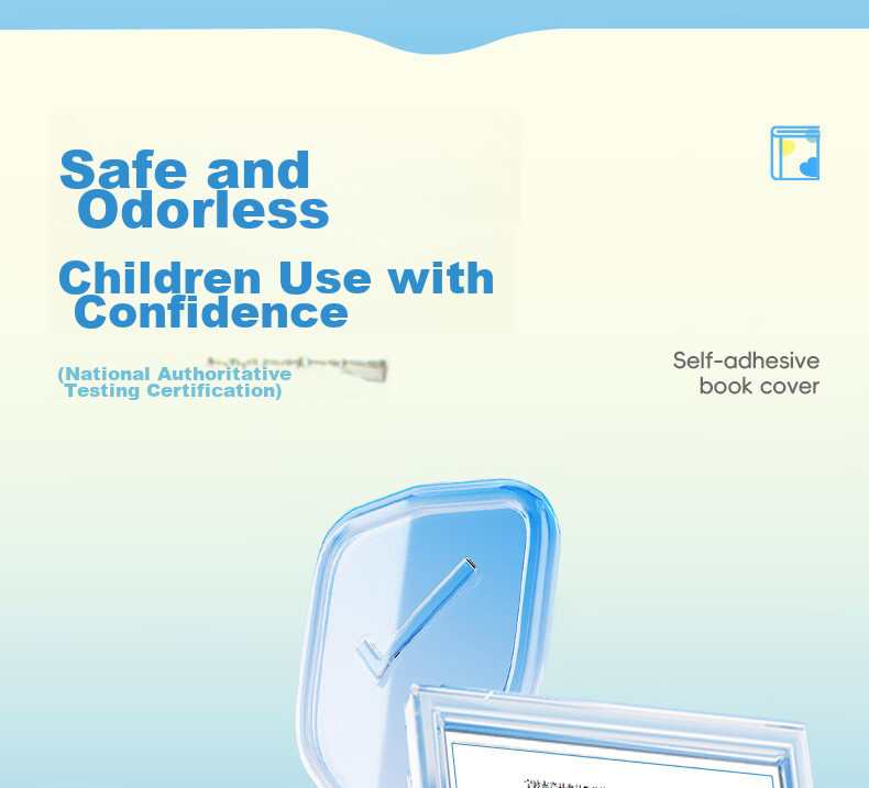 M&G Stationery, 25K/10 Sheets, Small Size, Miffy Frosted Transparent Self-Adhesive Book Cover, Protective Sleeve, Elementary School Student Book Cover, Safety Book Film 4