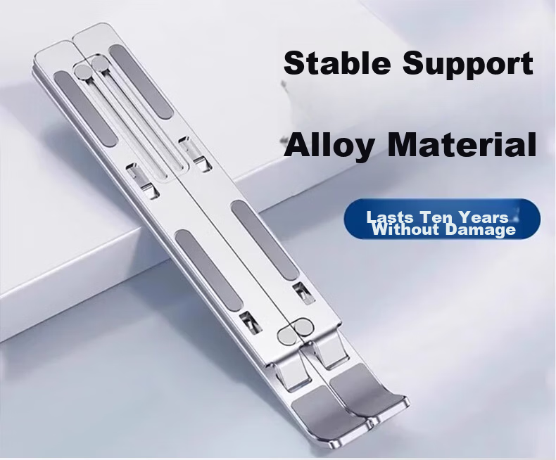 Youhuoda Foldable Adjustable Laptop Stand Aluminum Alloy Cooling Holder Portable Vertical Laptop Stand 1
