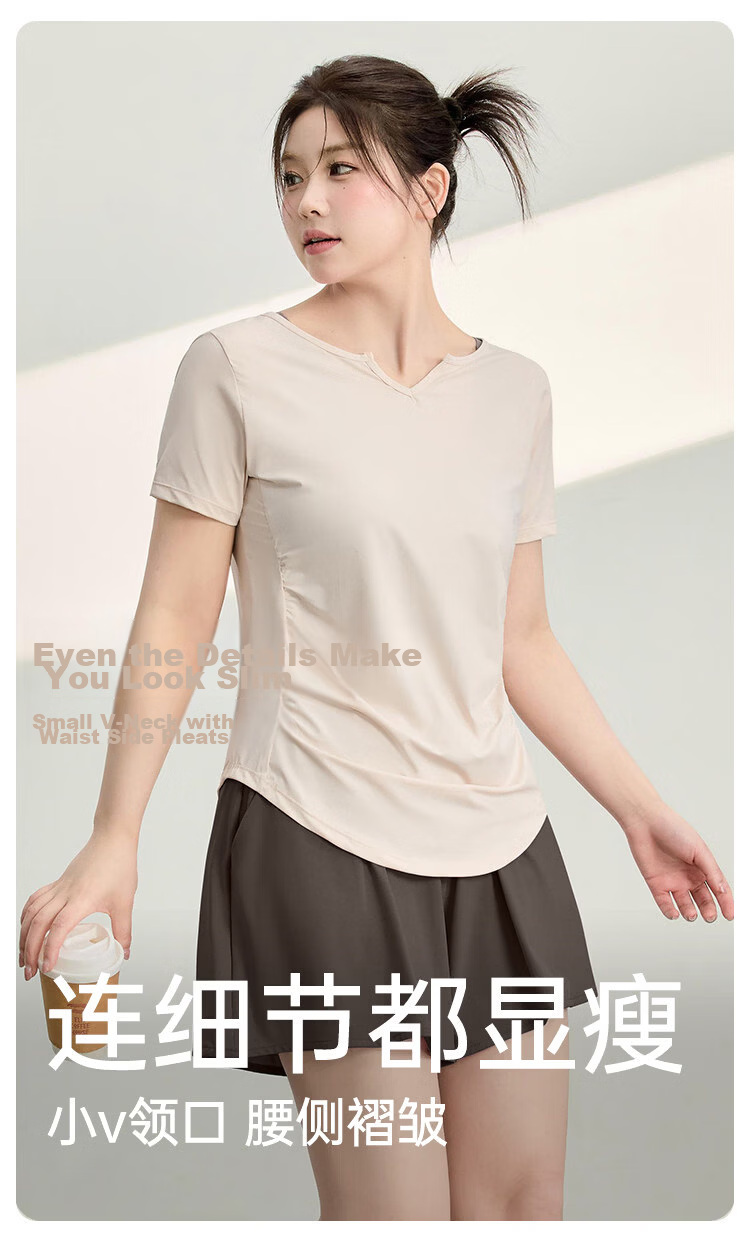 Borui Plus Size Anti-Exposure Sports Yoga Running Casual Training Fitness Pants Summer Thin Outerwear for Women 4