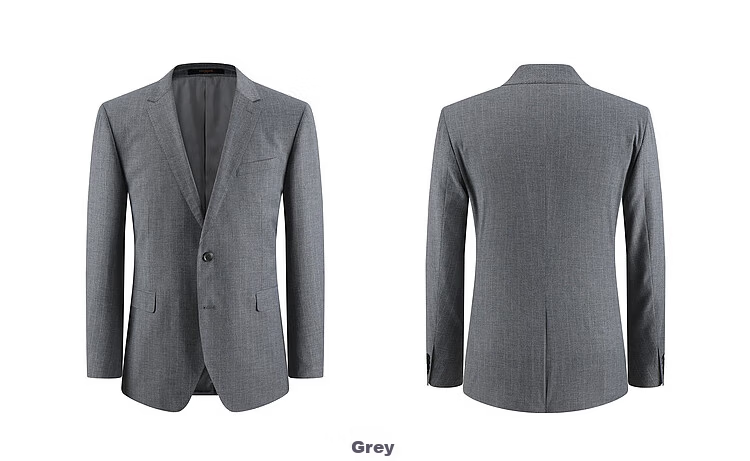 Youngor Men's Striped Business Suit Jacket High-End Wool Fabric Classic Elegant 220234D 13