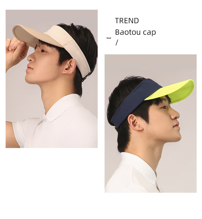 KELME Summer Sunshade Cap Unisex Open-Top Foldable Running Lightweight Breathable Sports Outdoor Quick-Dry Sun Protection Hat 22