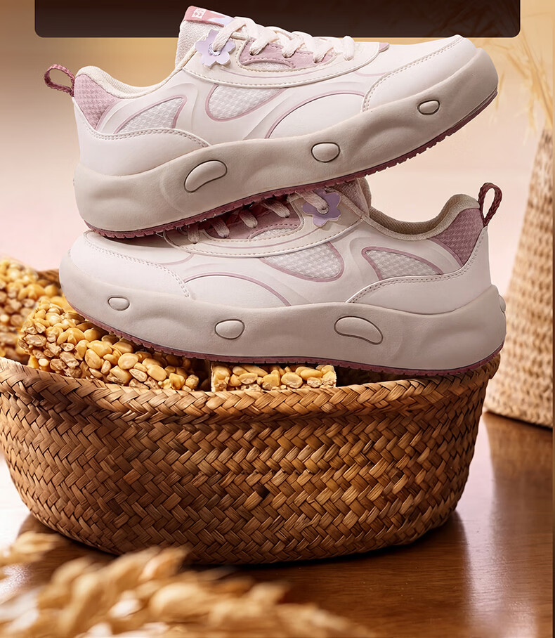 ERKE Women's Sneakers Summer 2026 New Breathable Casual Sports Shoes | Sugar Flavor 3
