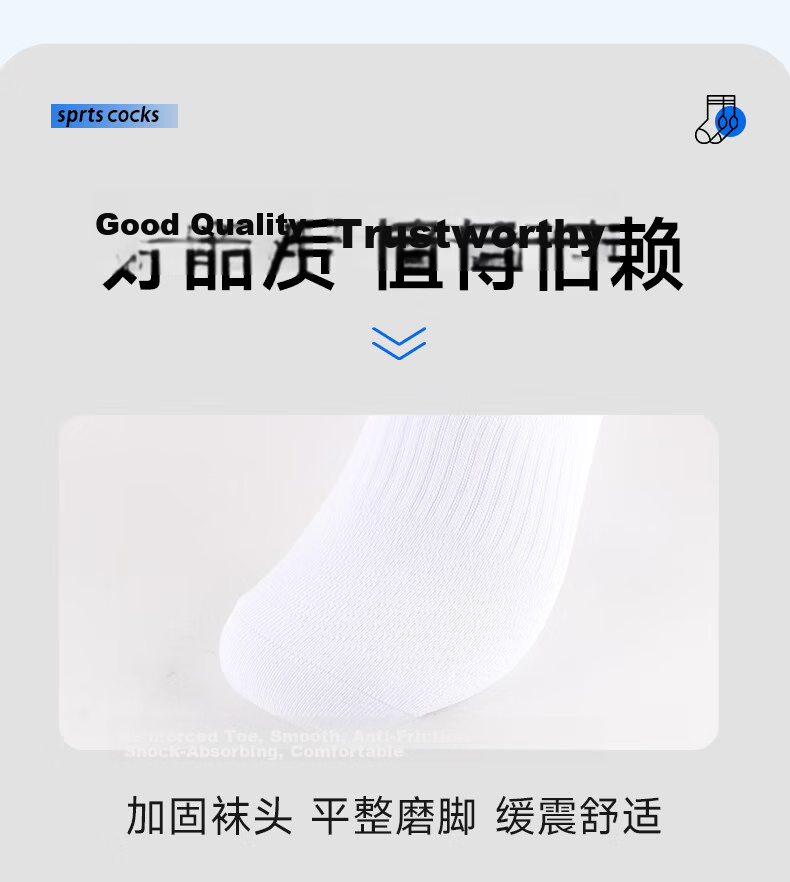 LI-NING Socks (4 Pairs) Sports Socks Unisex Summer Breathable Mid-Calf Anti-Odor Sweat-Absorbing Running Badminton Socks 21