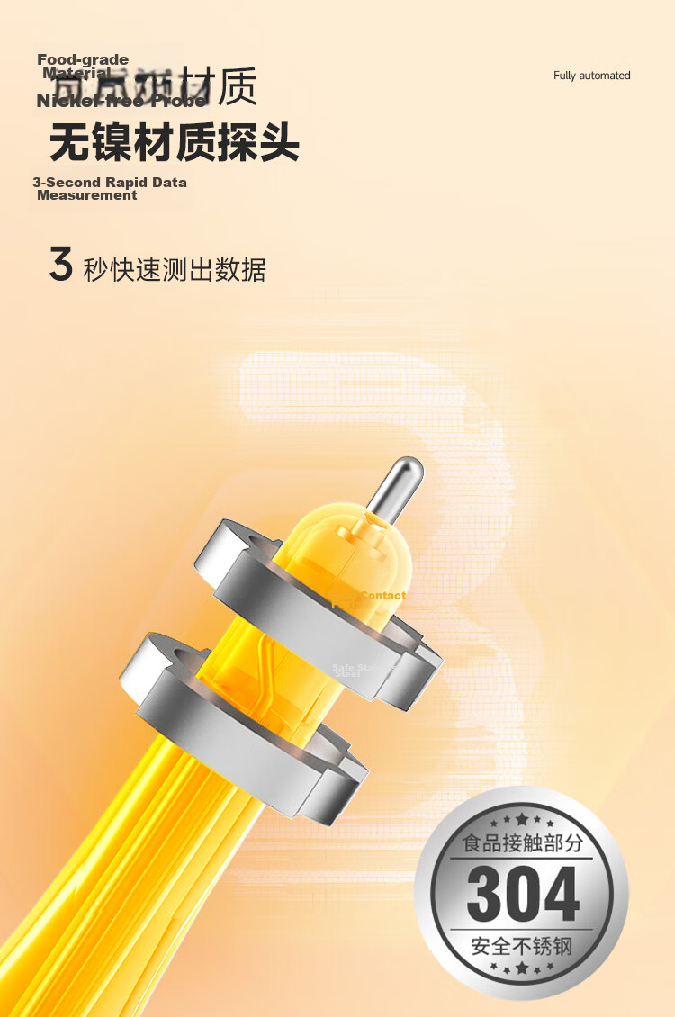 Yuanhengtong High-Temperature Brine Salinity Meter Electronic Food Soup Saltiness Tester YHT10F 5