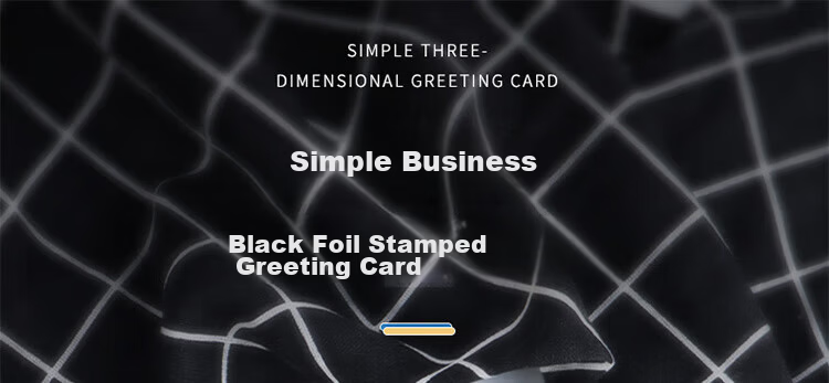 E-Muguo Greeting Cards Set of 4 with Envelopes, Letter Paper, Gift Birthday Cards, Confession Gifts, Ins Style Business Blessing Cards, Wish Cards, Thanksgiving Cards, Black with Gold Foil 1