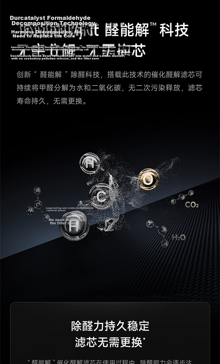 Mijia Xiaomi All-in-One Harmless Decomposition Formaldehyde Air Purifier with Allergy Removal, Sterilization, Smog and Odor Elimination, Smart Digital Display 8