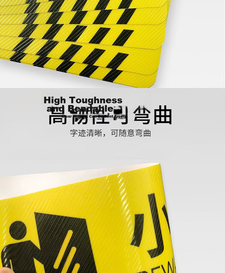 AimoHui Caution Step Floor Sticker Safety Warning Sign Fire Safety Staircase Indicator Floor Decal 30x10cm 5-Pack 3