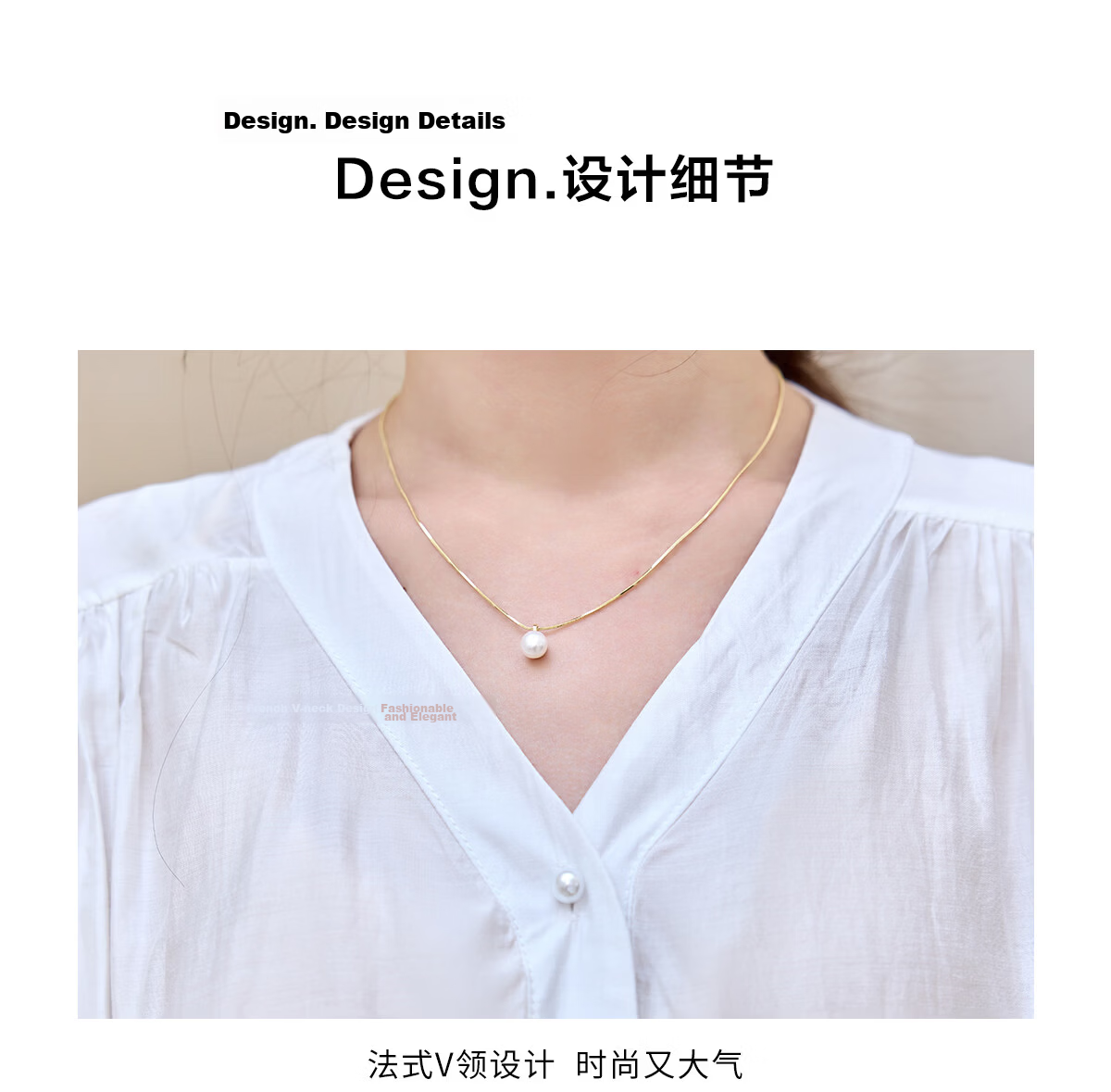Halo Queen Women's Short Sleeve V-Neck White Shirt Summer Interview Professional Commuter Blouse H52S013 10
