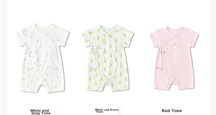 BALABALA Children's Clothing, Baby Romper, Kids' Pure Cotton Breathable, 2026 Summer New, Newborn Clothes, Top, Soft, Cute And Adorable 9